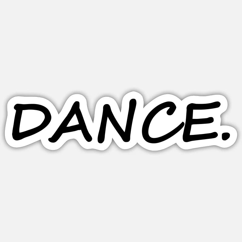 Danser Sticker taille S (10 x 10 cm)