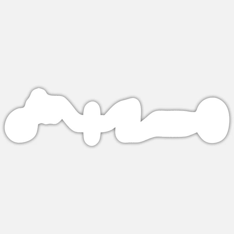 Euler's Identity Mathematics Formula - Sticker size S (10 x 10 cm) - white matte