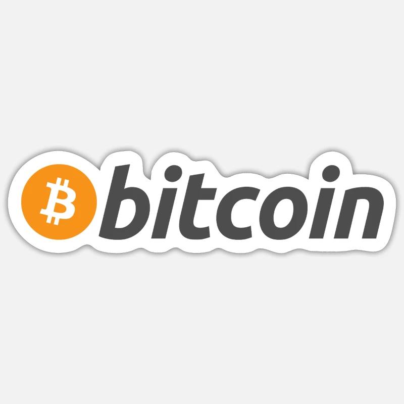 Bitcoin Sticker taille S (10 x 10 cm)