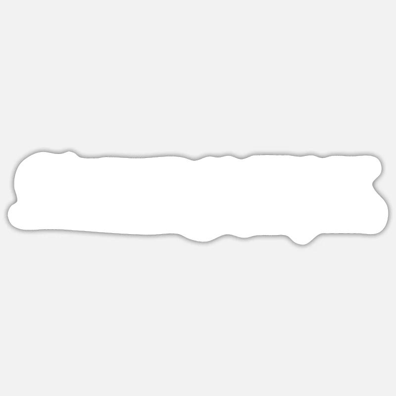 C'est pas faux - Sticker taille S (10 x 10 cm) - blanc mat