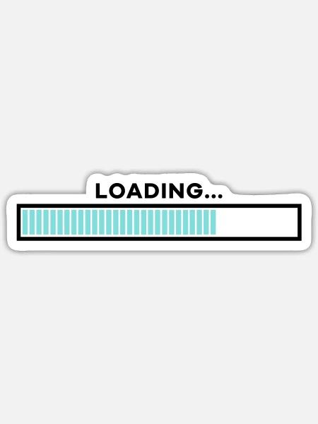 Loading Barres personnalisables - Sticker taille S (10 x 10 cm) - blanc mat