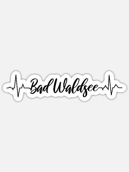 EKG Bad Waldsee - Sticker Größe S (10 x 10 cm) - Mattweiß