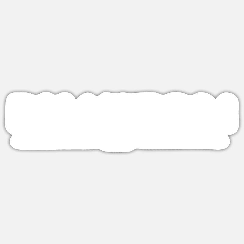 PHANTOM - Sticker Größe S (10 x 10 cm) - Mattweiß