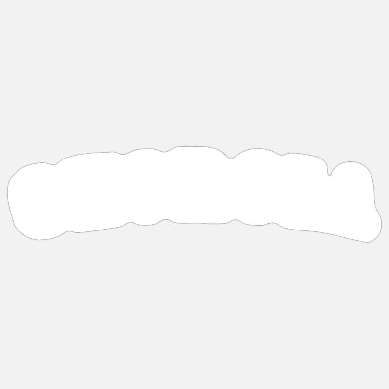 Géorgie - Sticker taille S (10 x 10 cm) - blanc mat