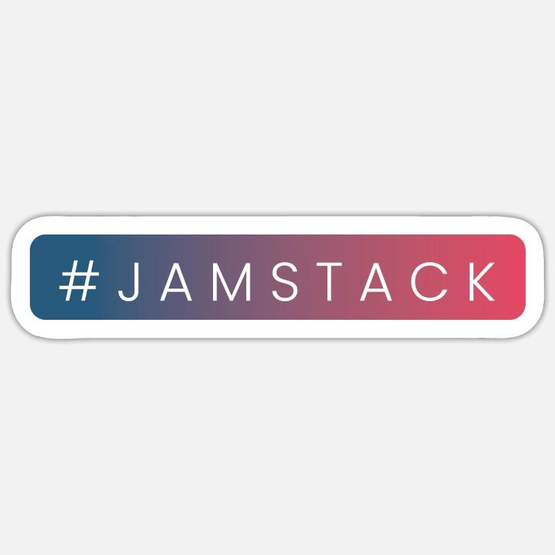 JAMstack - Javascript, APIs, Markup Design Sticker size S (10 x 10 cm)
