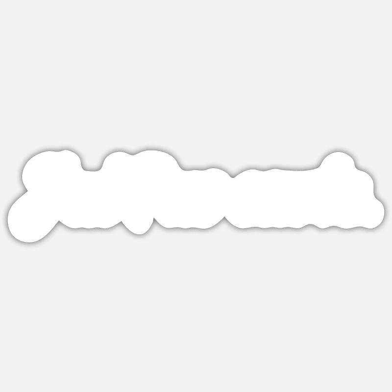 J ai pas envie - Sticker taille S (10 x 10 cm) - blanc mat