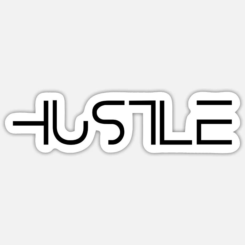 Hustle Dissolve Sticker size S (10 x 10 cm)