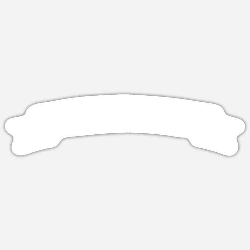 Banner - Sticker size S (10 x 10 cm) - white matte
