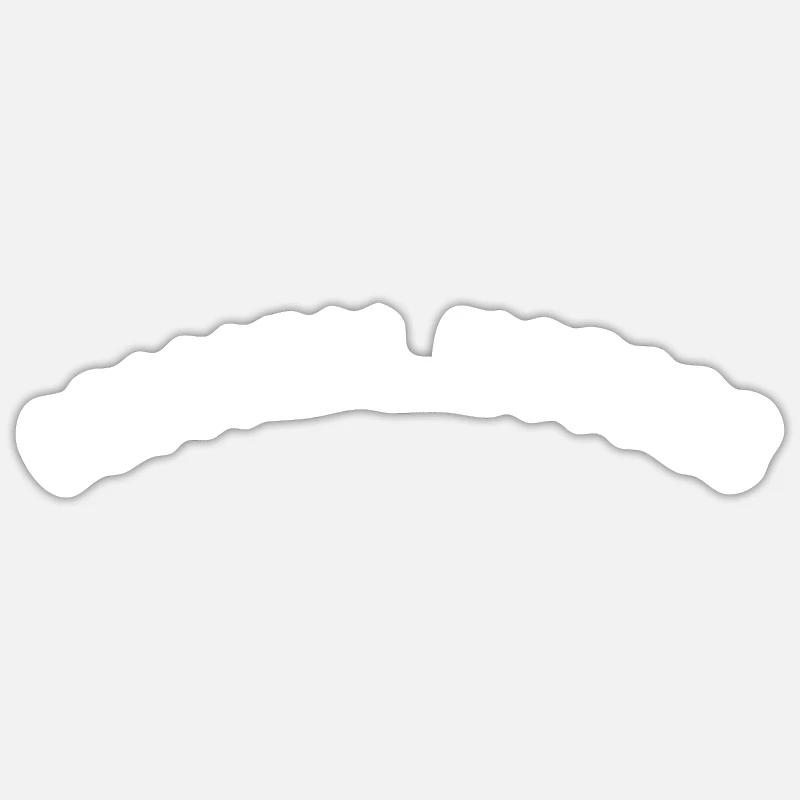 Moteurs d’origine - Sticker taille S (10 x 10 cm) - blanc mat