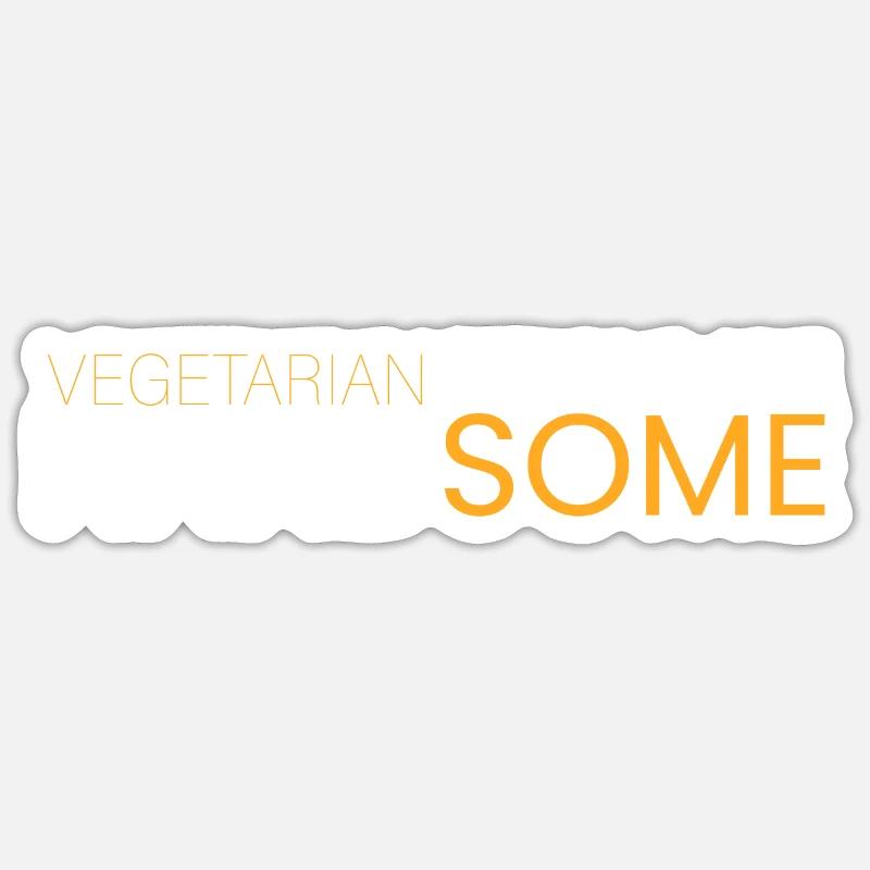 les végétariens sont beaux Sticker taille S (10 x 10 cm)