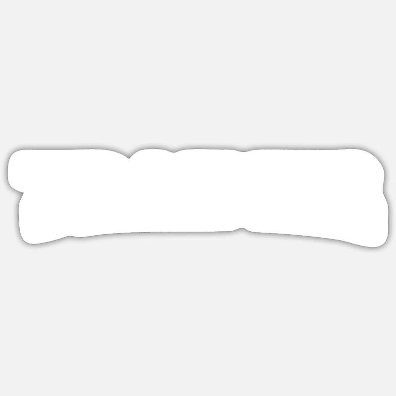 TRAINER - Lettering bent at the bottom Sticker size S (10 x 10 cm)