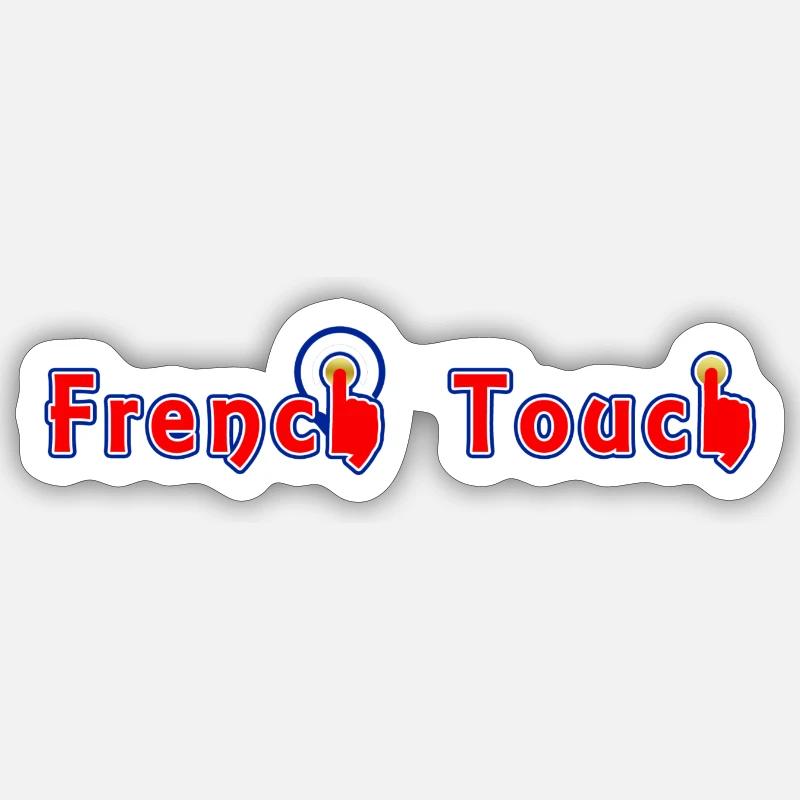 French Touch clicks Sticker size S (10 x 10 cm)
