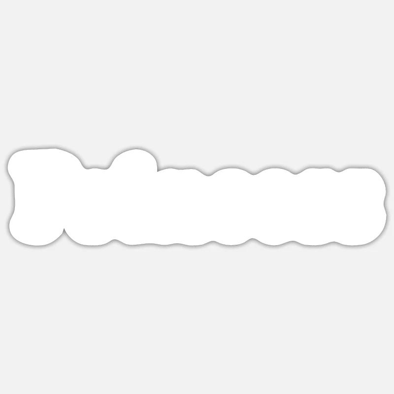 Princess - Sticker size S (10 x 10 cm) - white matte