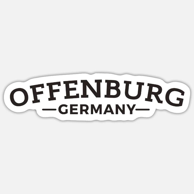 Offenburg Germany Heimat Geschenkidee Sticker Größe S (10 x 10 cm)