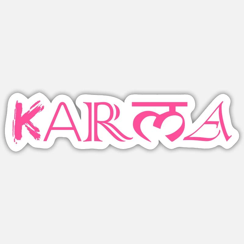 Karma Sticker Größe S (10 x 10 cm)