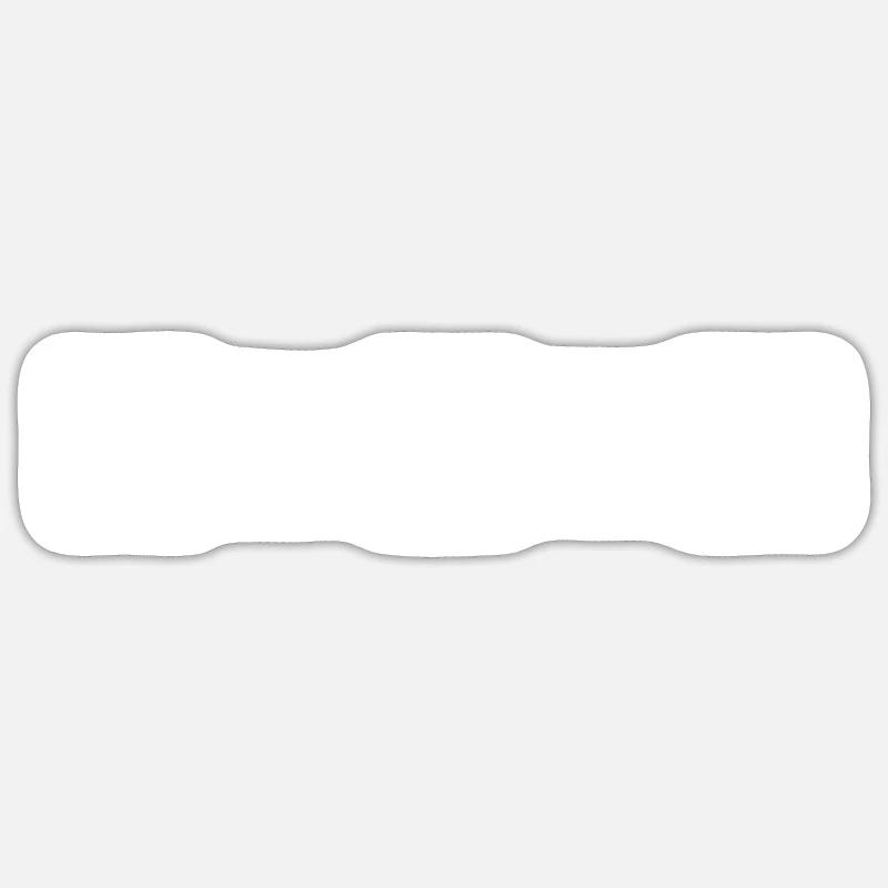 Mountain - Snow - Skiing - (2) - Sticker size S (10 x 10 cm) - white matte