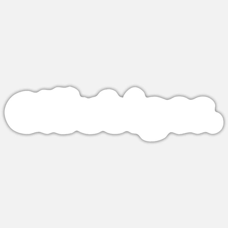 Gläubiger - Sticker Größe S (10 x 10 cm) - Mattweiß