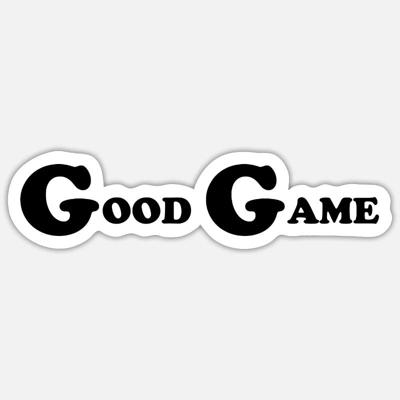 Jeu PC de jeu - Sticker taille S (10 x 10 cm) - blanc mat
