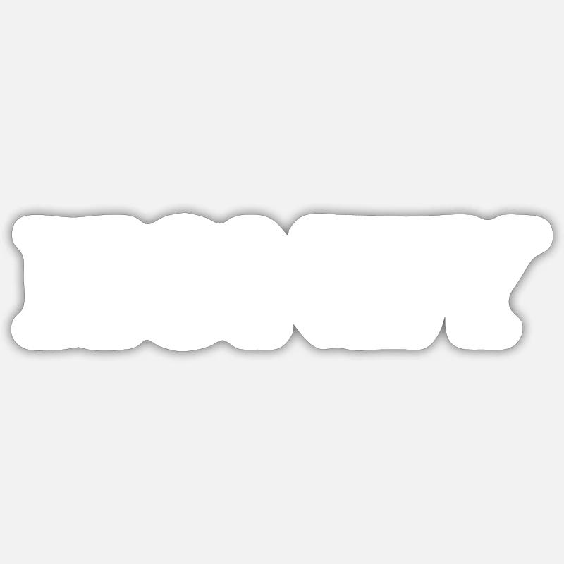 Honey / Honig - Sticker Größe S (10 x 10 cm) - Mattweiß