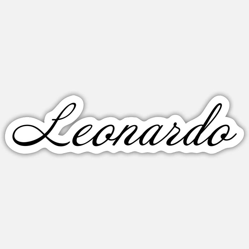 Leonardo Sticker size S (10 x 10 cm)