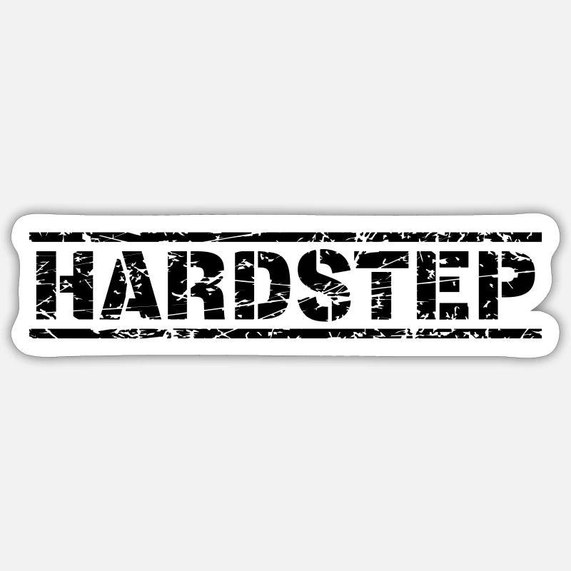 Hardstep Sticker Größe S (10 x 10 cm)