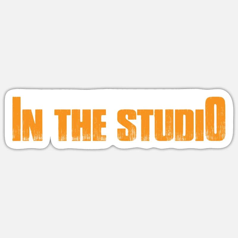 Single, Married, In The Studio 8 - Sticker Größe S (10 x 10 cm) - Mattweiß