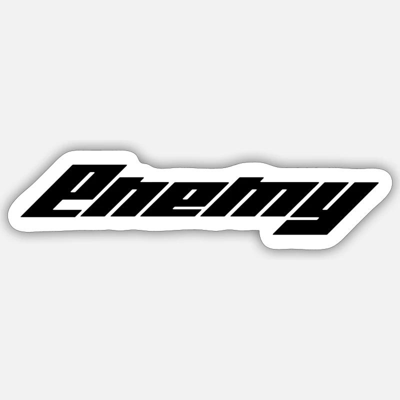 Enemy Sticker Größe S (10 x 10 cm)