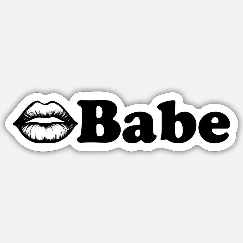 Babe Sticker size S (10 x 10 cm)