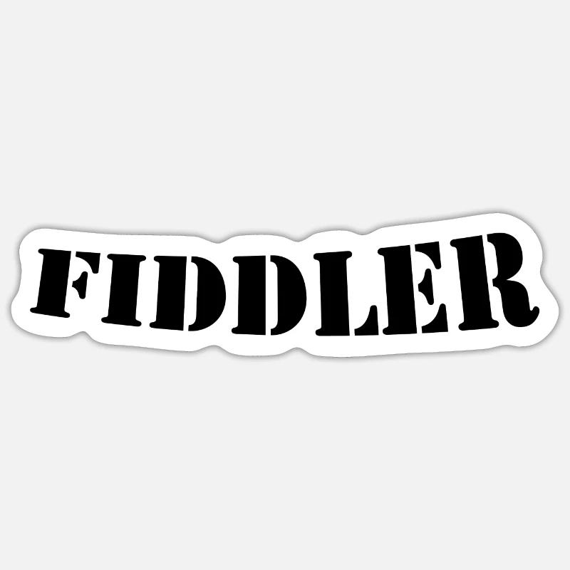 Fiddler Sticker size S (10 x 10 cm)