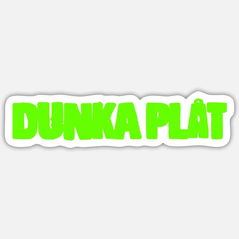 Tôle Dunka - Sticker taille S (10 x 10 cm) - blanc mat
