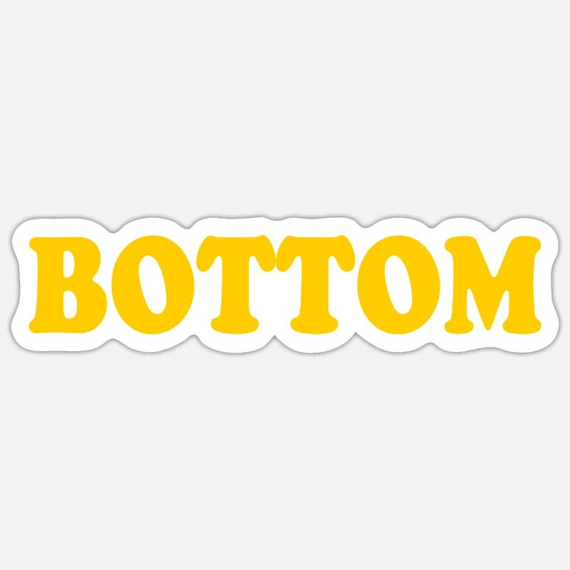 Bottom Sticker size S (10 x 10 cm)