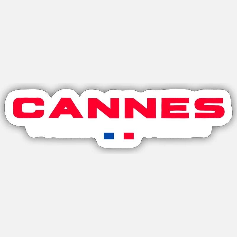 CANNES Sticker size S (10 x 10 cm)