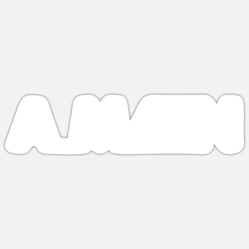 Amen - Sticker size S (10 x 10 cm) - white matte