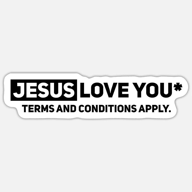 Atheismus Sprüche - Sticker Größe S (10 x 10 cm) - Mattweiß