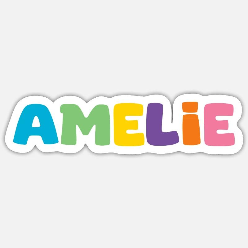 Nom - Amélie Sticker taille S (10 x 10 cm)
