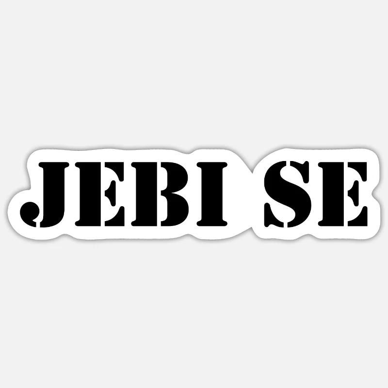 Slovène - Sticker taille S (10 x 10 cm) - blanc mat