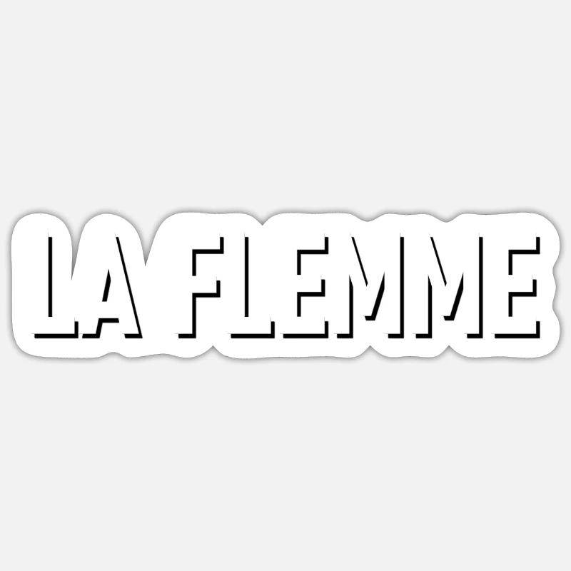 FLEMME Sticker taille S (10 x 10 cm)