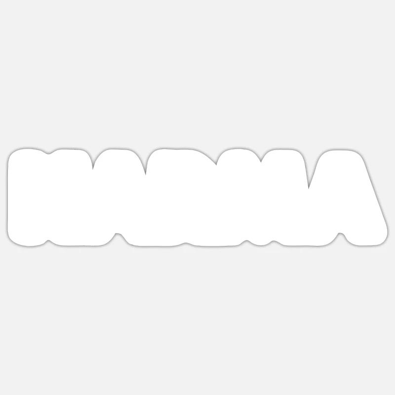 Karma - Sticker size S (10 x 10 cm) - white matte
