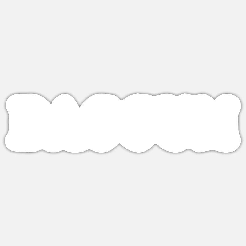 Daggum - Sticker size S (10 x 10 cm) - white matte