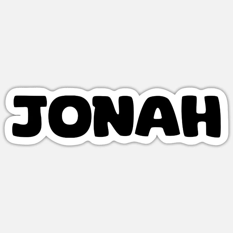 Nom - Jonas Sticker taille S (10 x 10 cm)