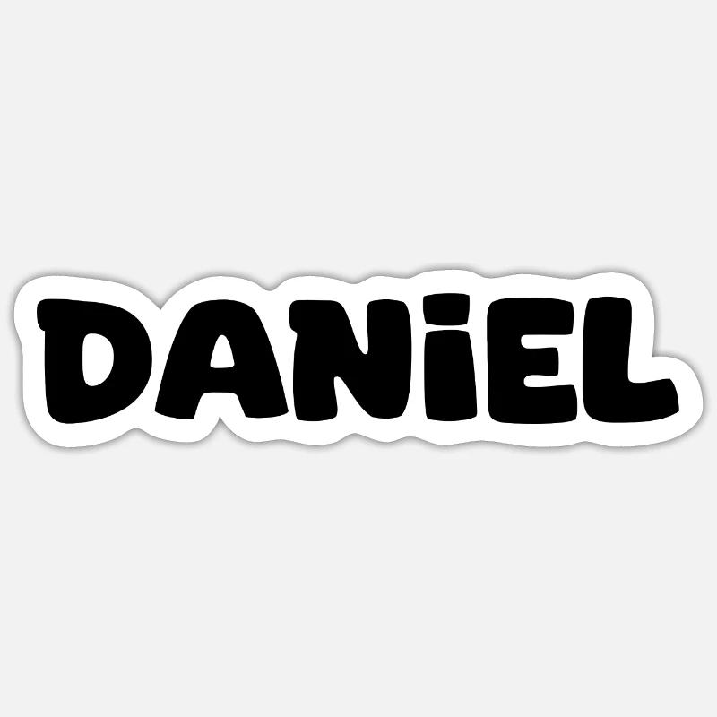 Name - Daniel Sticker Größe S (10 x 10 cm)