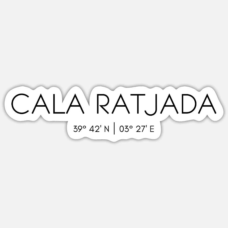 Cala Rajada, Cala Ratjada, Mallorca, Spanien Sticker Größe S (10 x 10 cm)