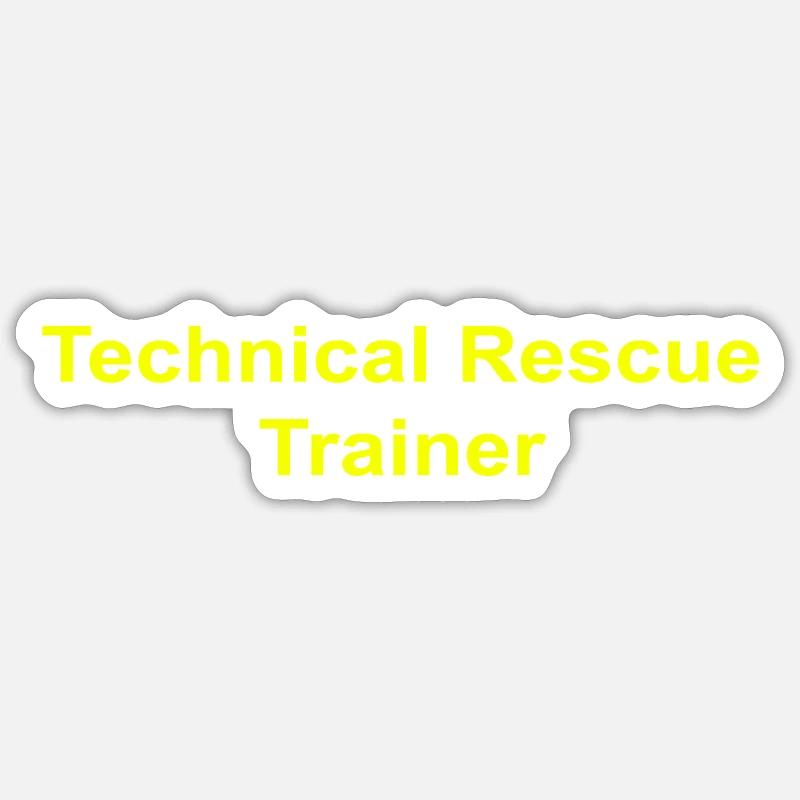 Technical Rescue Trainer Sticker size S (10 x 10 cm)