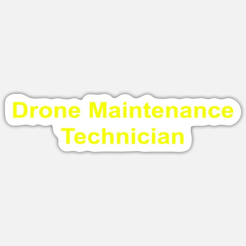 Technicien d’entretien de drones Sticker taille S (10 x 10 cm)