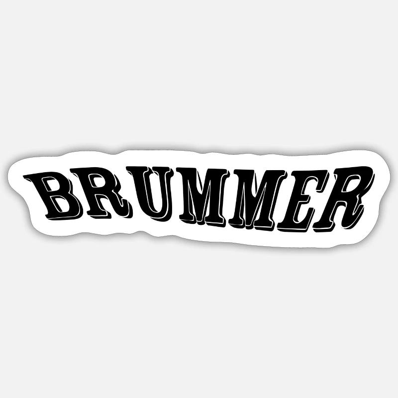 Brummer Sticker size S (10 x 10 cm)