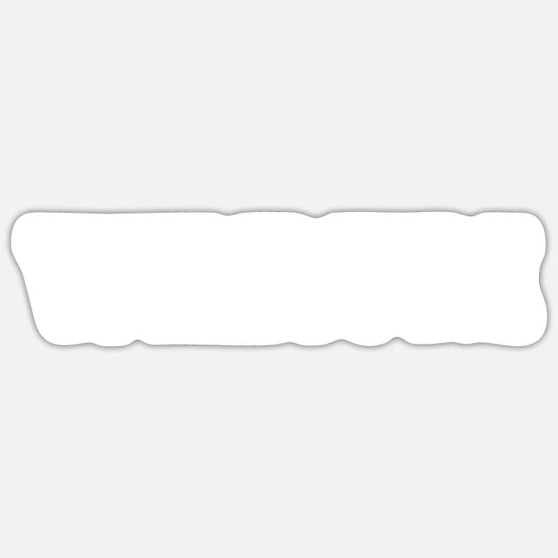 Warum - Sticker Größe S (10 x 10 cm) - Mattweiß