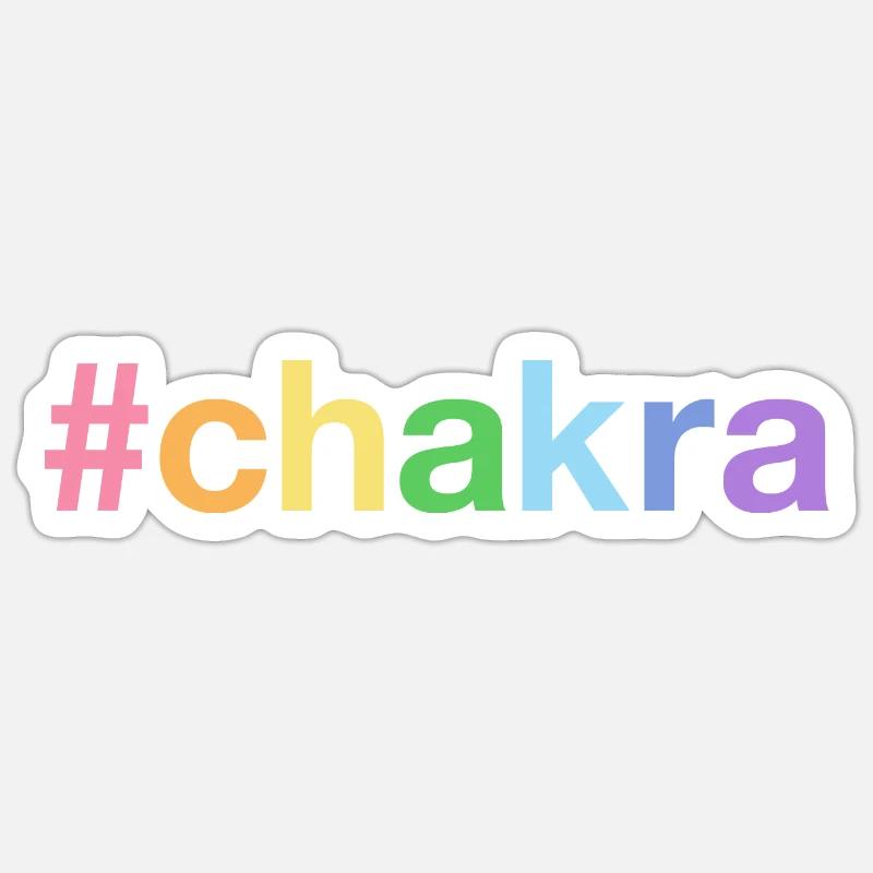 CHAKRA Hashtag Sticker Größe S (10 x 10 cm)