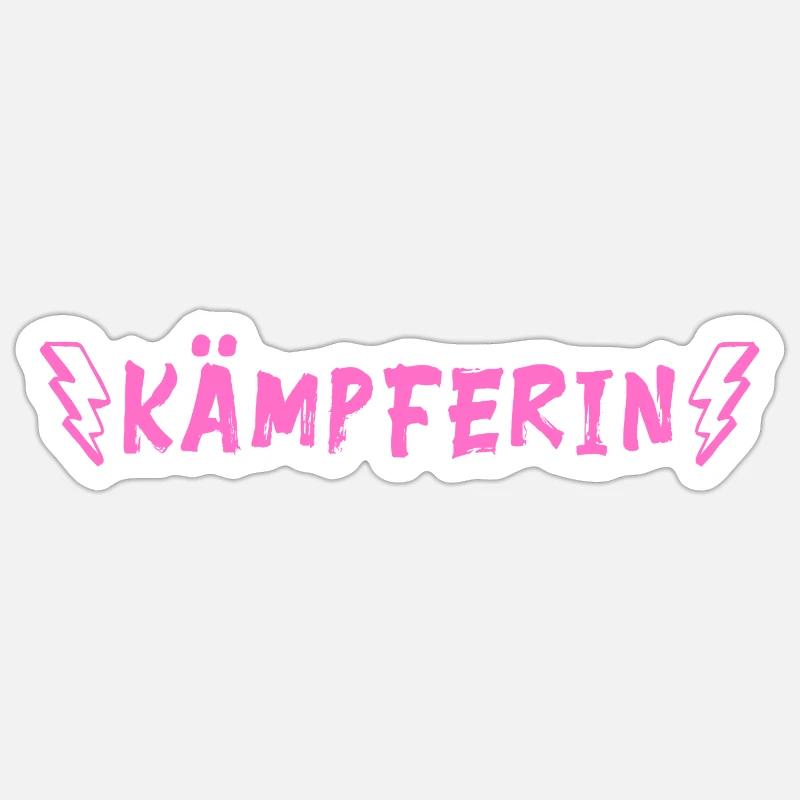 Fighter - Sticker size S (10 x 10 cm) - white matte