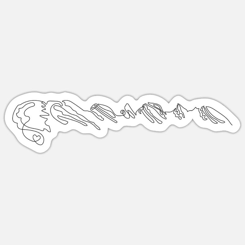 Sticker Größe S (10 x 10 cm) - 