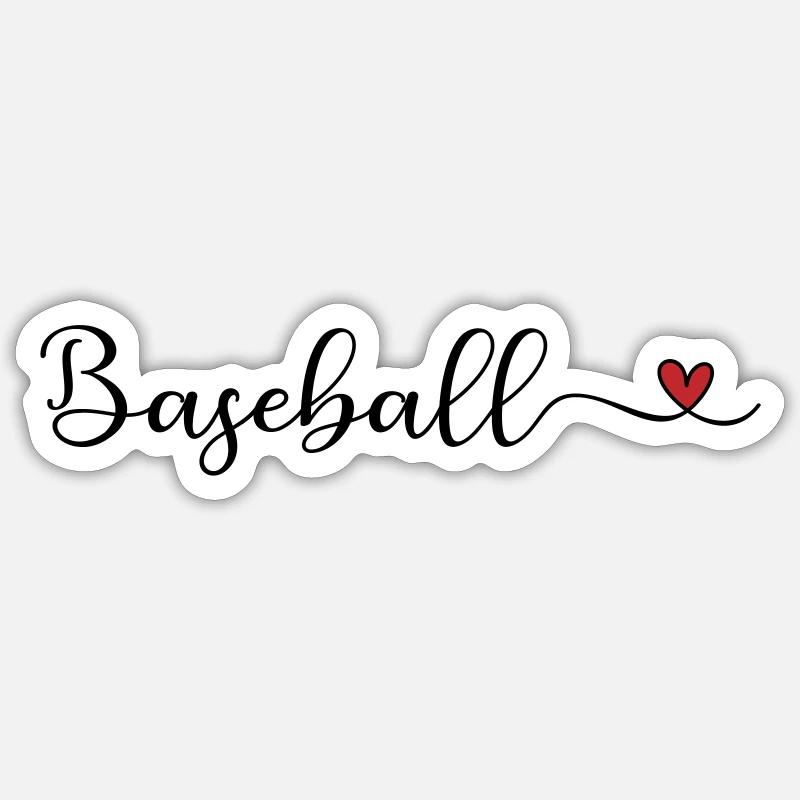 Baseball Sticker Größe S (10 x 10 cm)